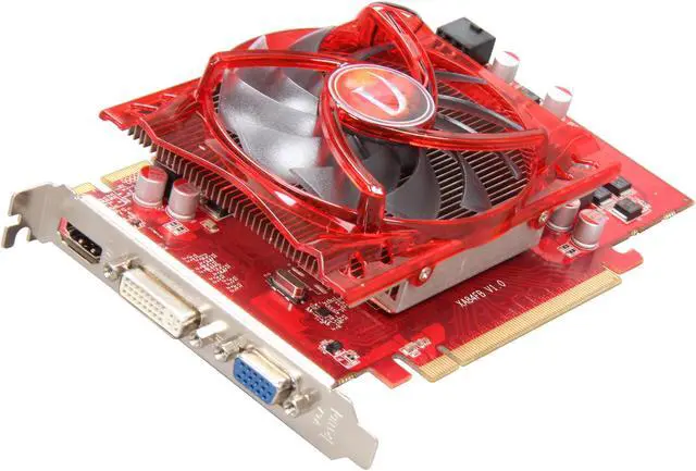 Main image of VisionTek Radeon HD 6770 1GB GDDR5 PCI Express 2.1 x16 CrossFireX Support Graphics Card 900368