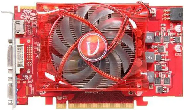 Alt view image 3 of 5 - VisionTek Radeon HD 6770 1GB GDDR5 PCI Express 2.1 x16 CrossFireX Support Graphics Card 900368