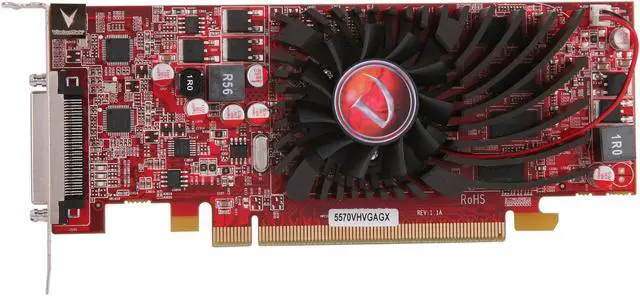 Alt view image 4 of 6 - VisionTek Radeon HD 5570 1GB DDR3 PCI Express 2.0 x16 Low Profile Ready Graphics Card 900366