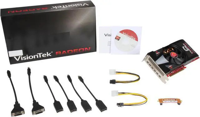 Alt view image 5 of 5 - VisionTek Radeon HD 6870 2GB GDDR5 PCI Express 2.1 x16 CrossFireX Support Graphics Card 900373