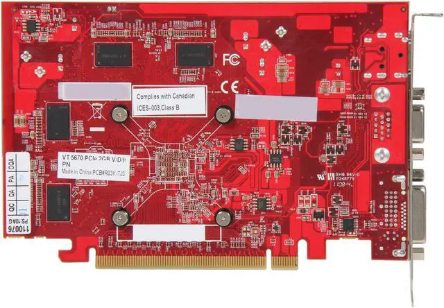 Alt view image 4 of 5 - VisionTek Radeon HD 5670 2GB DDR3 PCI Express 2.0 x16 Graphics Card 900357
