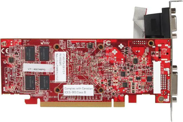 Alt view image 4 of 5 - Visiontek Radeon HD 5450 2GB DDR3 (DVI-I, HDMI, VGA), 900356