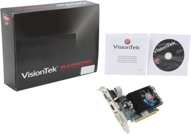 Alt view image 5 of 5 - VisionTek Radeon HD 5550 1GB PCI Express 2.0 x16 Graphics Card 900331