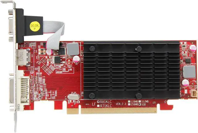 Alt view image 3 of 5 - Visiontek Radeon HD 5450 1GB DDR3 (DVI-I, HDMI, VGA), 900358