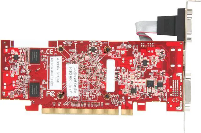 Alt view image 4 of 5 - Visiontek Radeon HD 5450 1GB DDR3 (DVI-I, HDMI, VGA), 900358