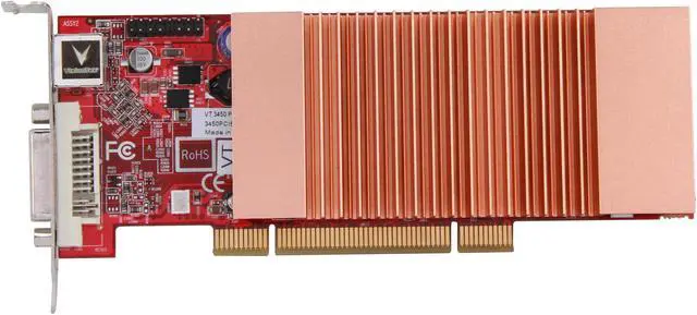 Alt view image 4 of 6 - Visiontek Radeon 3450 SFF 512MB DDR2 PCI, 900321