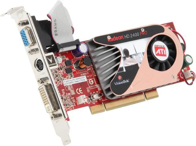 Main image of VisionTek Radeon HD 2400PRO 256MB DDR2 PCI ATX Graphics Card 2400P256PCI