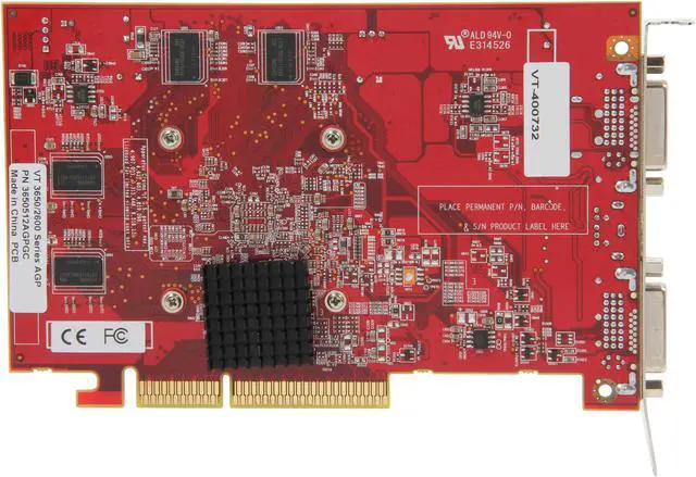 Alt view image 4 of 5 - VisionTek Radeon HD 3650 512MB DDR2 AGP Graphics Card 400732