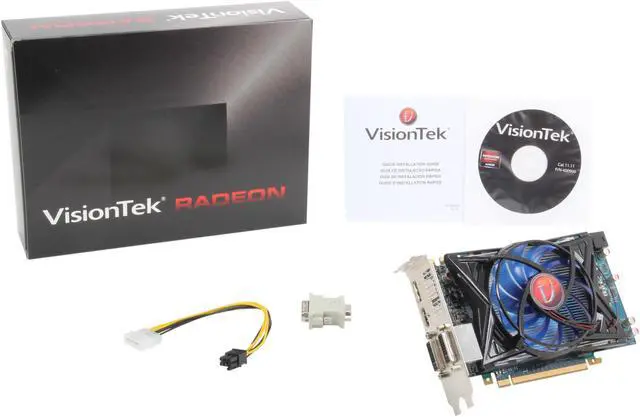 Alt view image 6 of 6 - VisionTek Radeon HD 5750 1GB GDDR5 PCI Express 2.1 x16 CrossFireX Support Graphics Card 57501GPCIE