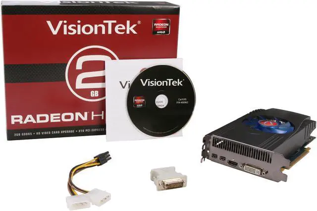 Alt view image 6 of 6 - VisionTek Radeon HD 7850 2GB GDDR5 PCI Express 3.0 x16 CrossFireX Support Graphics Card 900505