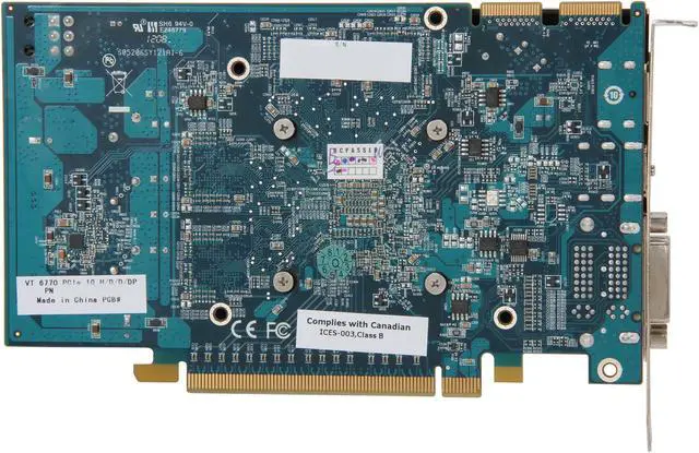 Alt view image 4 of 6 - VisionTek Radeon HD 6770 1GB GDDR5 PCI Express 2.1 x16 CrossFireX Support Graphics Card 900447