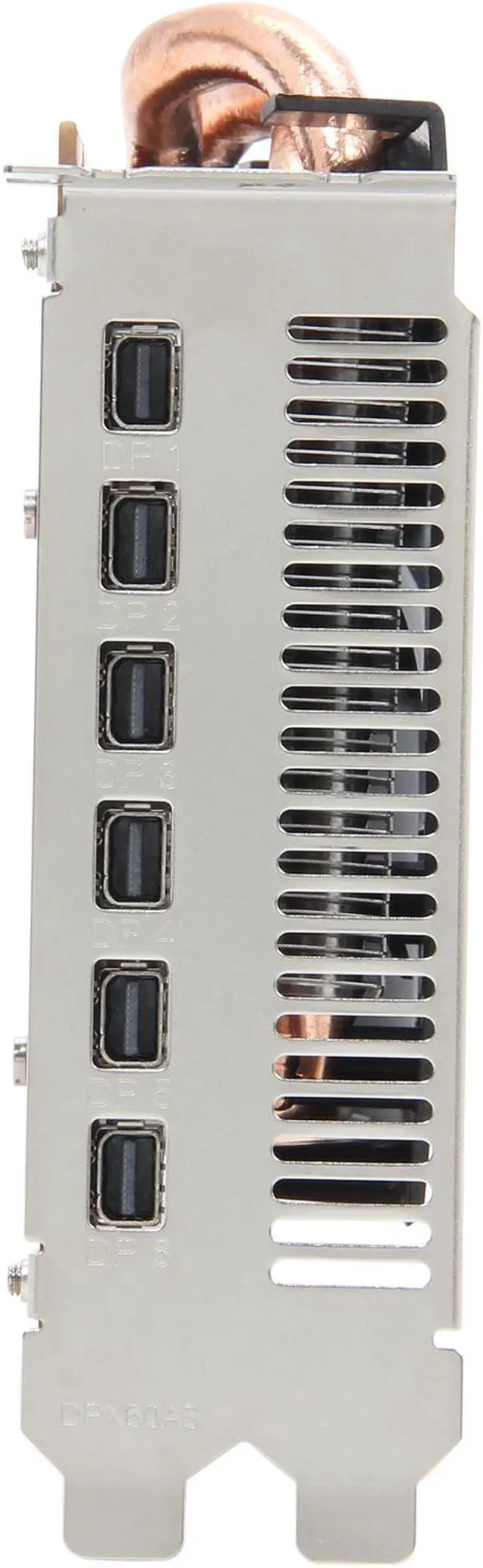 Alt view image 3 of 6 - Visiontek Radeon 7870 2GB GDDR5 6M (6 x Mini DP), 900548