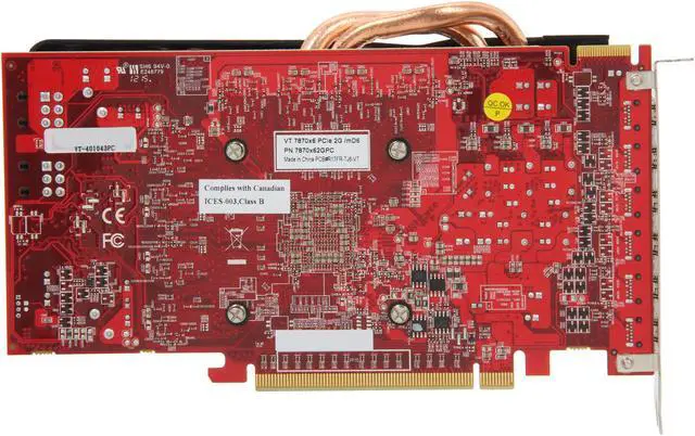 Alt view image 5 of 6 - Visiontek Radeon 7870 2GB GDDR5 6M (6 x Mini DP), 900548