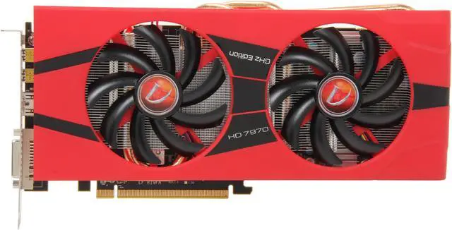 Alt view image 3 of 6 - VisionTek Radeon HD 7970 GHz Edition 3GB GDDR5 PCI Express 3.0 x16 CrossFireX Support Graphics Card 900557