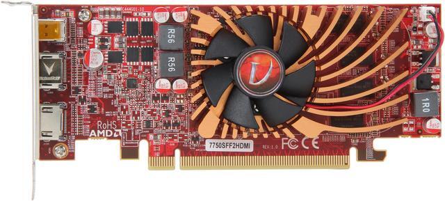 Alt view image 4 of 8 - Visiontek Radeon HD 7750 SFF 1GB DDR3 3M (2 x HDMI, Mini DP), 900574