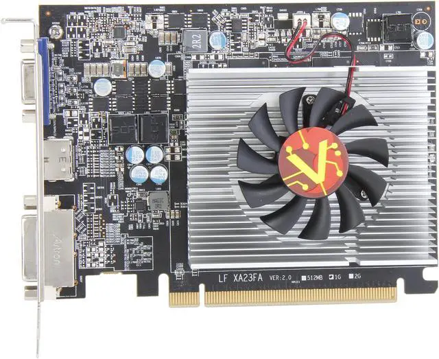 Alt view image 3 of 5 - VisionTek Radeon R7 250 1GB GDDR5 PCI Express 3.0 Graphics Card 900649