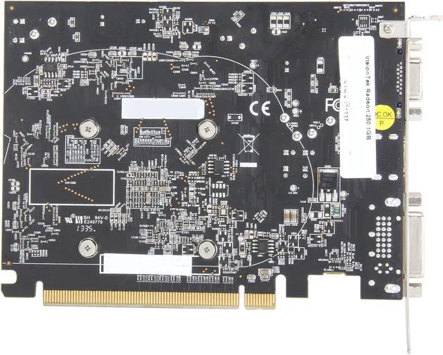 Alt view image 4 of 5 - VisionTek Radeon R7 250 1GB GDDR5 PCI Express 3.0 Graphics Card 900649