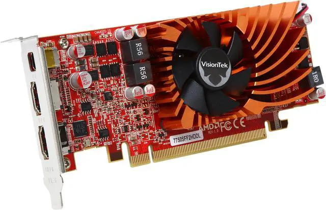 Main image of Visiontek Radeon HD 7750 SFF 2GB DDR3 3M (2 x HDMI, Mini DP), 900686