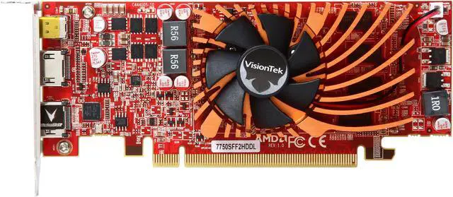 Alt view image 3 of 5 - Visiontek Radeon HD 7750 SFF 2GB DDR3 3M (2 x HDMI, Mini DP), 900686