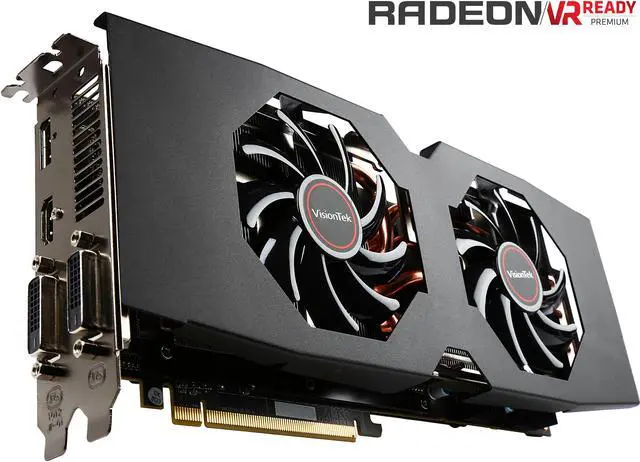 Main image of Visiontek Radeon R9 390X 8GB GDDR5 4M (2 x DVI-D, DP, HDMI), 900810