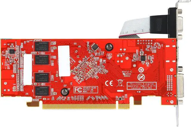 Alt view image 4 of 5 - VisionTek Radeon 5450 2GB DDR3 PCI Express 2.1 x16 ATX Graphics Card 900861