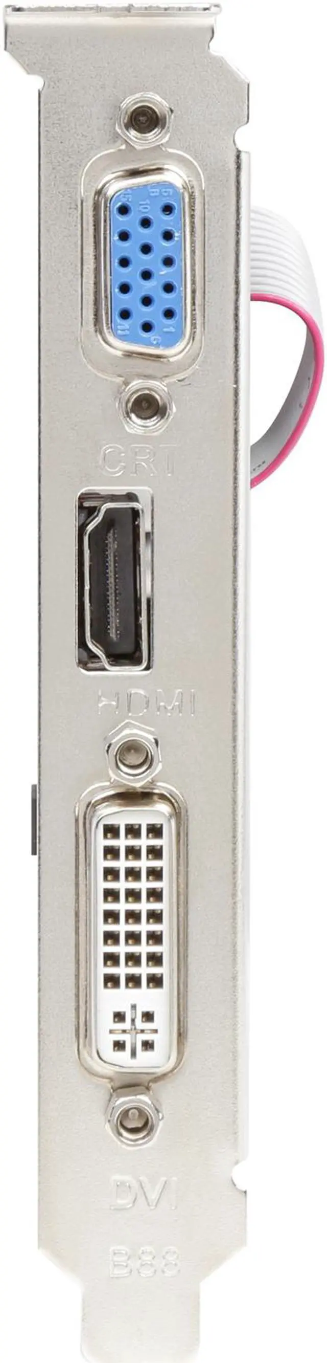 Alt view image 3 of 6 - VisionTek Radeon 5450 1GB DDR3 PCI Express 2.1 x16 ATX Graphics Card 900860