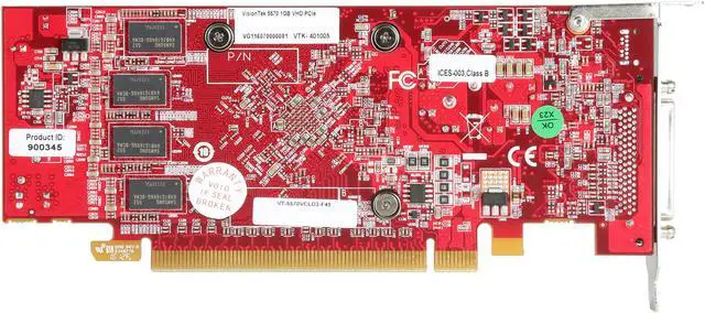 Alt view image 5 of 6 - VisionTek Radeon HD 5570 1GB DDR3 PCI Express 2.0 x16 Small Form Factor (SFF) Graphics Card 900901