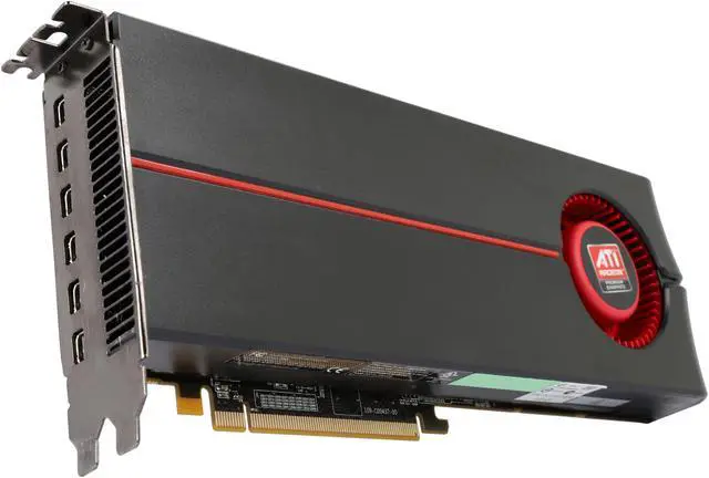 Main image of VisionTek Radeon HD 5870 2GB GDDR5 PCI Express 2.0 x16 CrossFireX Support Graphics Card 400643