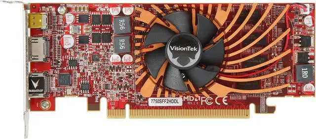 Alt view image 3 of 5 - VisionTek 2GB GDDR3 Graphics Card 401293