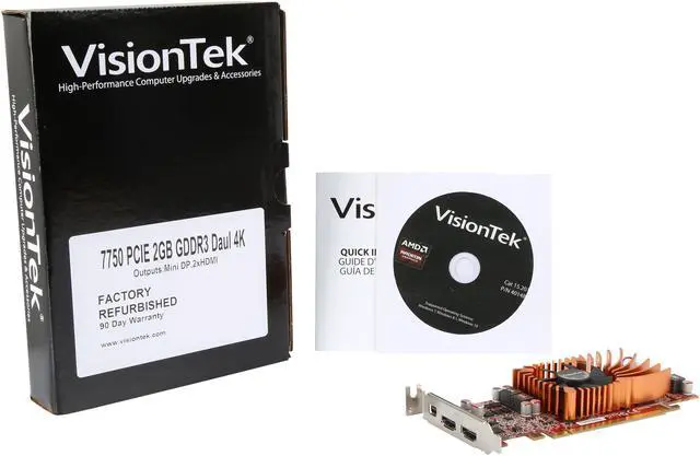 Alt view image 5 of 5 - VisionTek 2GB GDDR3 Graphics Card 401293