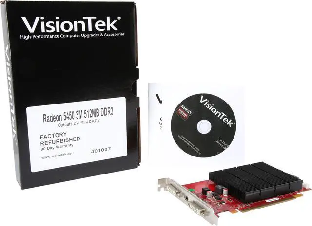 Alt view image 5 of 5 - VisionTek 512MB ATX Graphics Card 401007