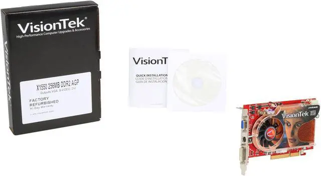 Alt view image 6 of 6 - VisionTek Radeon X1550 256MB Graphics Card 400164