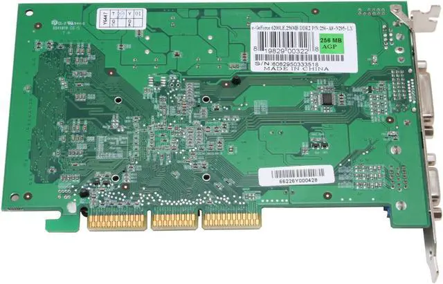 Alt view image 3 of 5 - EVGA GeForce 6200LE 256MB GDDR2 AGP 4X/8X Graphics Card 256-A8-N295-LX