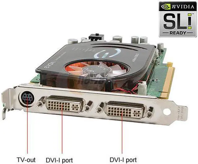 Alt view image 2 of 7 - EVGA GeForce 7900GT 256MB GDDR3 PCI Express x16 SLI Support Graphics Card 256-P2-N567