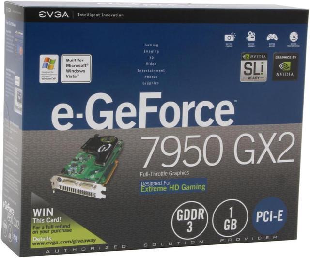 Alt view image 7 of 7 - EVGA GeForce 7950GX2 1GB GDDR3 PCI Express x16 SLI Support Graphics Card 01G-P2-N592-AX