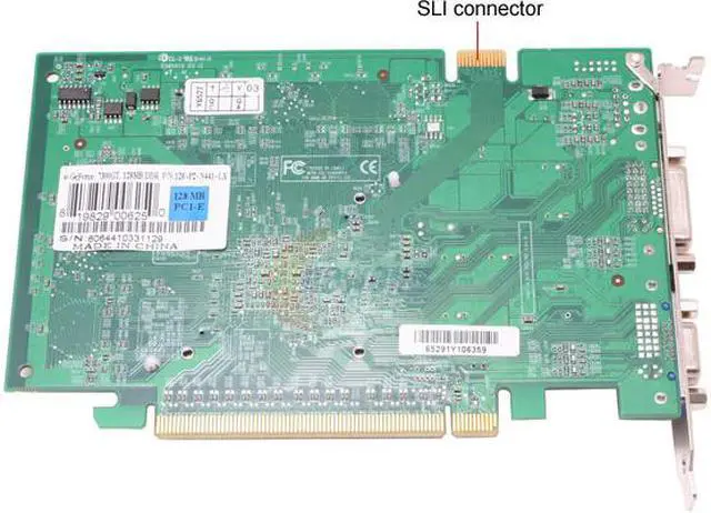 Alt view image 4 of 6 - EVGA GeForce 7300GT 128MB GDDR2 PCI Express x16 SLI Support Graphics Card 128-P2-N441-LX