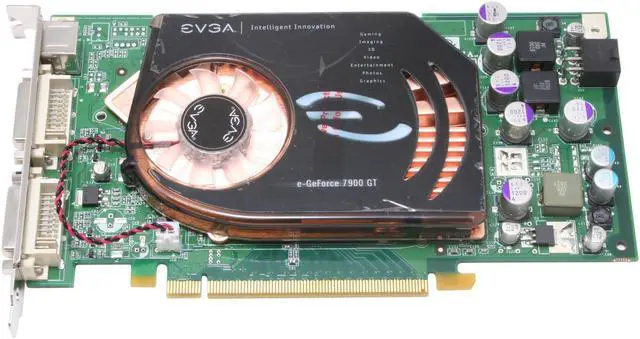 Alt view image 3 of 7 - EVGA 256-P2-N584-AR GeForce 7900GT 256MB 256-bit GDDR3 PCI Express x16 SLI Supported KO Video Card