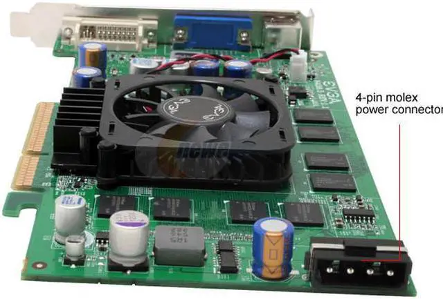 Alt view image 4 of 7 - EVGA GeForce 7600GS 256MB GDDR2 AGP 4X/8X Graphics Card 256-A8-N542-AX