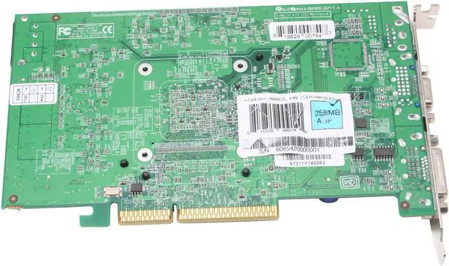 Alt view image 5 of 7 - EVGA GeForce 7600GS 256MB GDDR2 AGP 4X/8X Graphics Card 256-A8-N542-AX