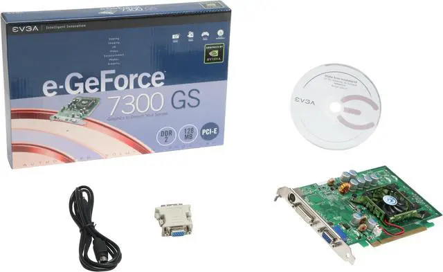 Alt view image 5 of 5 - EVGA GeForce 7300GS 128MB GDDR2 PCI Express x16 Graphics Card 128-P2-N431-LX