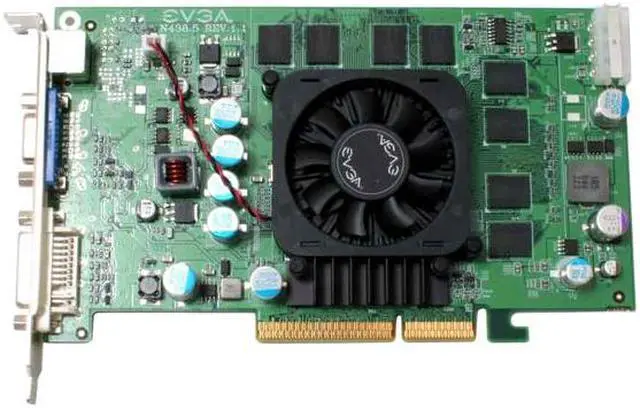 Alt view image 2 of 6 - EVGA GeForce 7600GS 256MB GDDR2 AGP 4X/8X Graphics Card 256-A8-N542-TX
