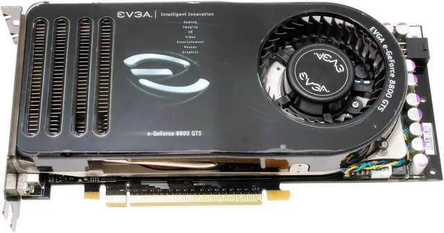 Alt view image 2 of 6 - EVGA GeForce 8800 GTS 640MB GDDR3 PCI Express x16 SLI Support Graphics Card 640-P2-N821-AR