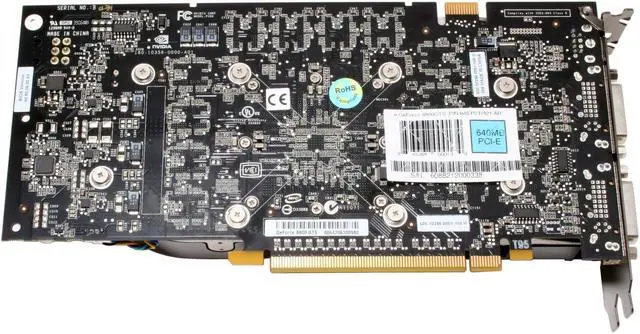 Alt view image 4 of 6 - EVGA GeForce 8800 GTS 640MB GDDR3 PCI Express x16 SLI Support Graphics Card 640-P2-N821-AR