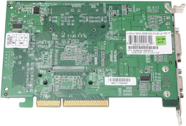 Alt view image 4 of 7 - EVGA GeForce 7600GS 256MB GDDR2 AGP 4X/8X Graphics Card 256-A8-N542-T2
