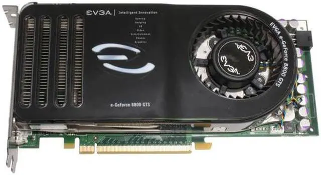 Alt view image 3 of 9 - EVGA 640-P2-N825-AR GeForce 8800GTS 640MB 320-bit GDDR3 PCI Express x16 HDCP Ready SLI Supported Video Card