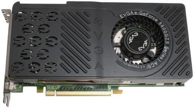 Alt view image 2 of 7 - EVGA 640-P2-N827-AR GeForce 8800GTS 640MB 320-bit GDDR3 PCI Express x16 HDCP Ready SLI Supported Video Card