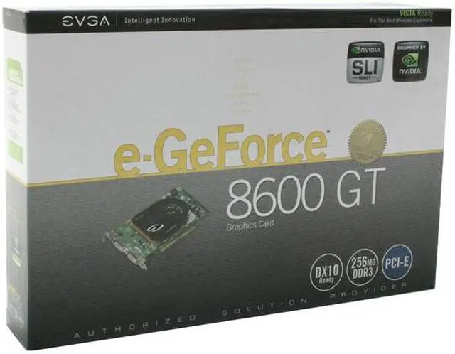 Alt view image 7 of 7 - EVGA GeForce 8600 GT 256MB GDDR3 PCI Express x16 SLI Support Graphics Card 256-P2-N751-TR