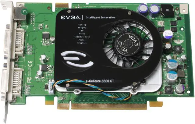 Alt view image 3 of 7 - EVGA GeForce 8600 GT 256MB GDDR3 PCI Express x16 SLI Support Graphics Card 256-P2-N751-AR