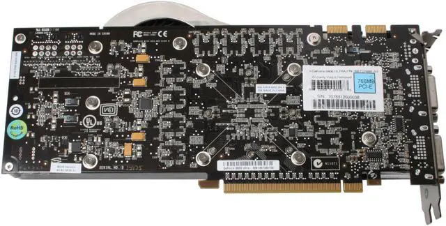 Alt view image 4 of 7 - EVGA GeForce 8800 Ultra 768MB GDDR3 PCI Express x16 SLI Support Graphics Card 768-P2-N881-AR