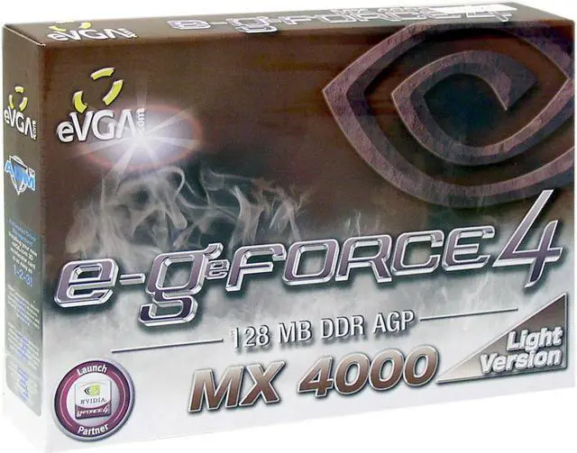 Alt view image 5 of 5 - EVGA GeForce MX4000 128MB AGP 4X/8X Graphics Card 128-A8-NV95-LX